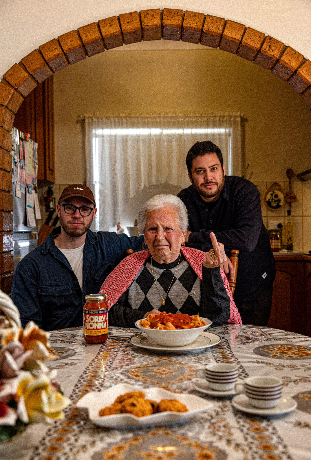 Grga and Locky with Nonna