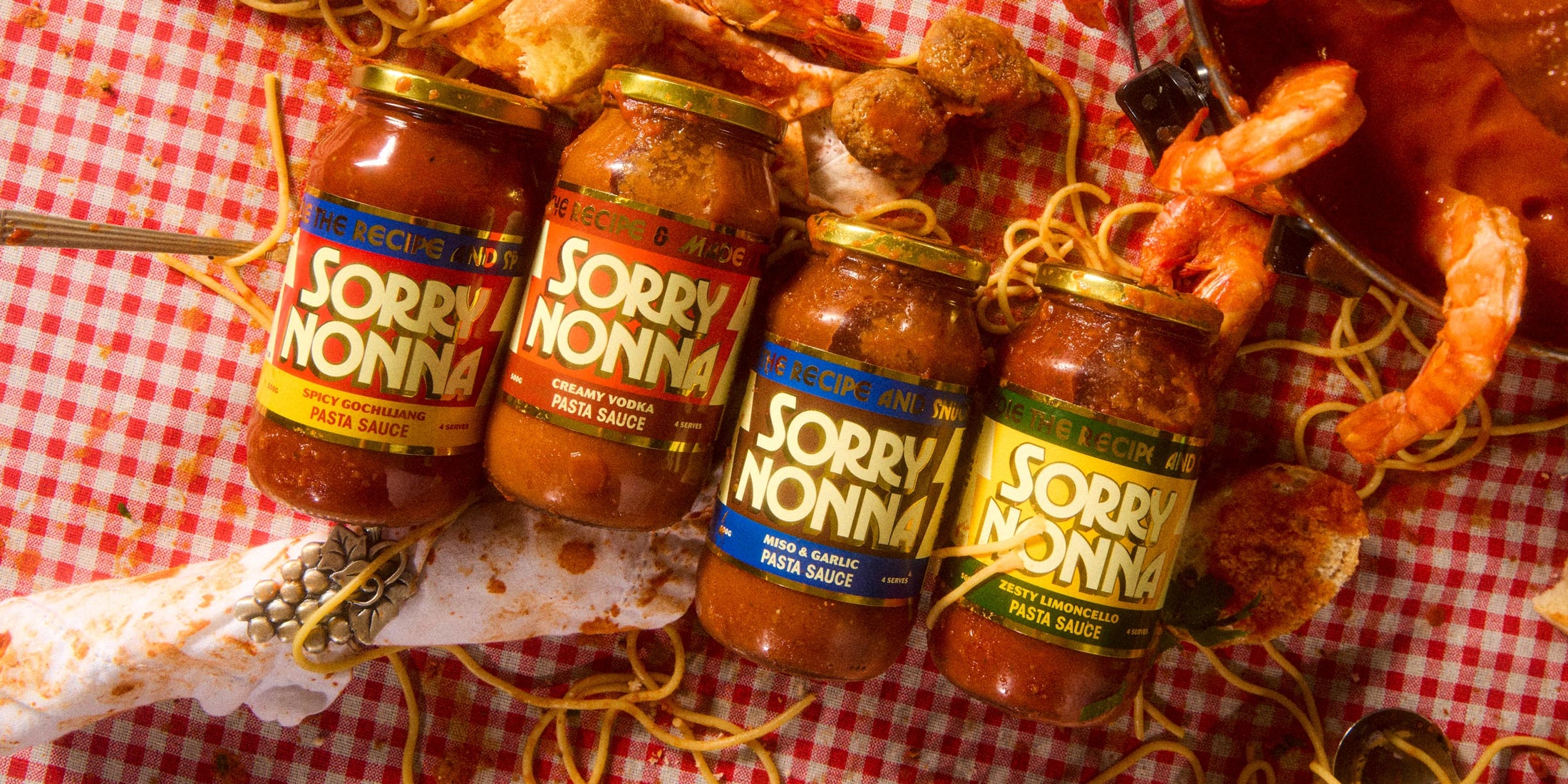 Pasta sauce like you've <br>never had It before.