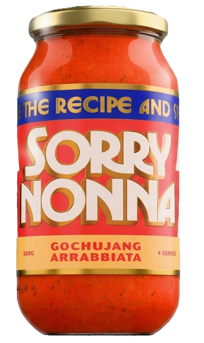 Sorry Nonna sauce jar